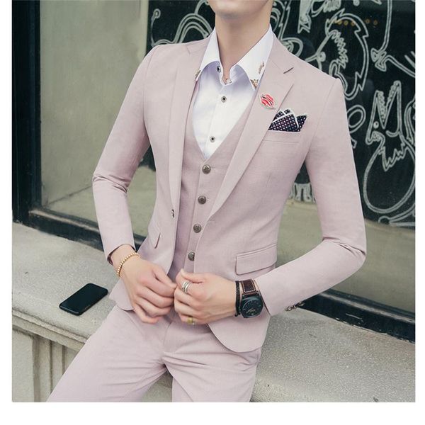 men's suits & blazers (jacket+trousers) 2021 suits, casual fashion korean style slim high-quality single-breasted lapel solid color shi, White;black
men's suits & blazers (jacket+trousers) 2021 suits, casual fashion korean style slim high-quality single-breasted lapel solid color shi, White;black