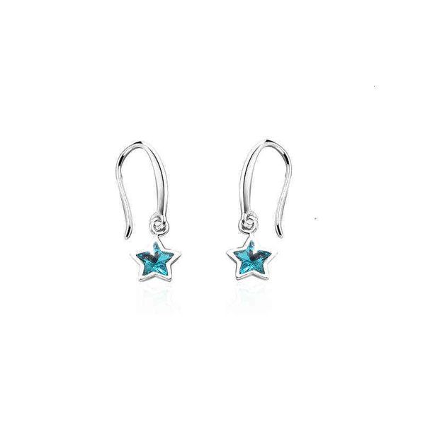 s925 sier star earrings female korean version small fresh blue diamond five pointed star short earrings 2021 trend, Golden
s925 sier star earrings female korean version small fresh blue diamond five pointed star short earrings 2021 trend, Golden