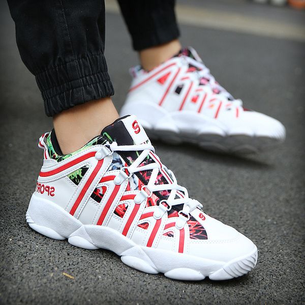 cross-border men women trainer sport size running shoes high-men's four seasons casual sneakers white thick sole shoe couples code: 35-, White;red
cross-border men women trainer sport size running shoes high-men's four seasons casual sneakers white thick sole shoe couples code: 35-, White;red