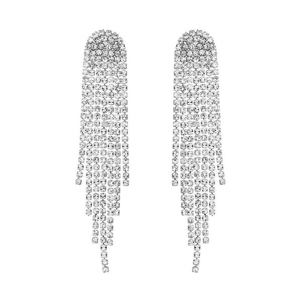 stud european famous creative ear long simple tassel anti-allergy pendant bridal earrings jewelry accessories, Golden;silver
stud european famous creative ear long simple tassel anti-allergy pendant bridal earrings jewelry accessories, Golden;silver