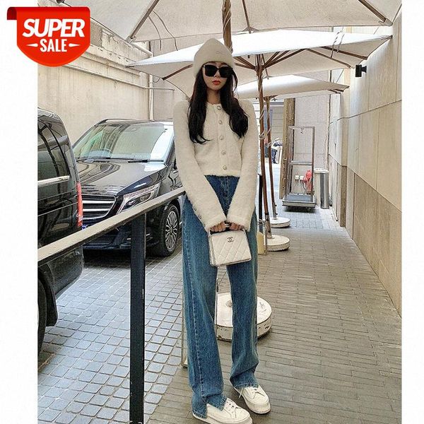 black split jeans women's waist slim straight-leg pants mopping the floor wide-leg trousers a drop-off #oa6u, Black;white
black split jeans women's waist slim straight-leg pants mopping the floor wide-leg trousers a drop-off #oa6u, Black;white
