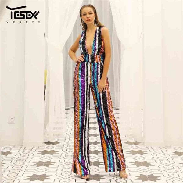 yedeep v off shoulder multi color sequin backless striped rompers elegant party jumpsuit vr18932 210326, Black;white
yedeep v off shoulder multi color sequin backless striped rompers elegant party jumpsuit vr18932 210326, Black;white