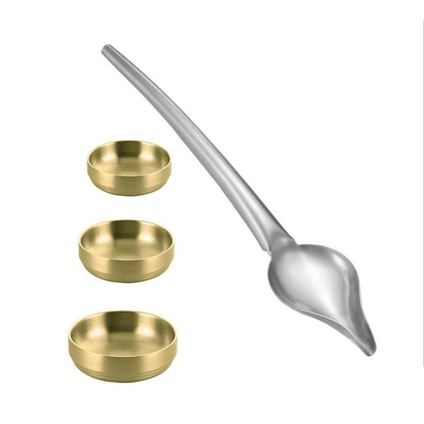 pieces saucier drizzle spoons with tapered spout stainless steel double-layer insulated rice bowl 3pcs, gold bowls
pieces saucier drizzle spoons with tapered spout stainless steel double-layer insulated rice bowl 3pcs, gold bowls