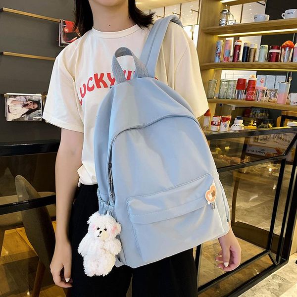 backpack 2021 casual waterproof nylon backpacks female solid color women shoulder bags for teenage girl school bag trend backbag mochilas
backpack 2021 casual waterproof nylon backpacks female solid color women shoulder bags for teenage girl school bag trend backbag mochilas
