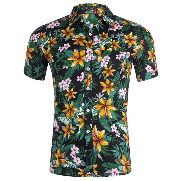 hawaiian shirt short sleeves shirts for men floral printing chemise homme cotton soft camisas para hombre turn down collar men's casual, White;black
hawaiian shirt short sleeves shirts for men floral printing chemise homme cotton soft camisas para hombre turn down collar men's casual, White;black