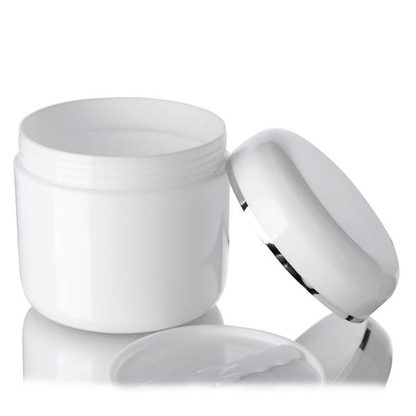 storage bottles & jars 30pcs pp white 300ml body cream container jar with silver line
storage bottles & jars 30pcs pp white 300ml body cream container jar with silver line