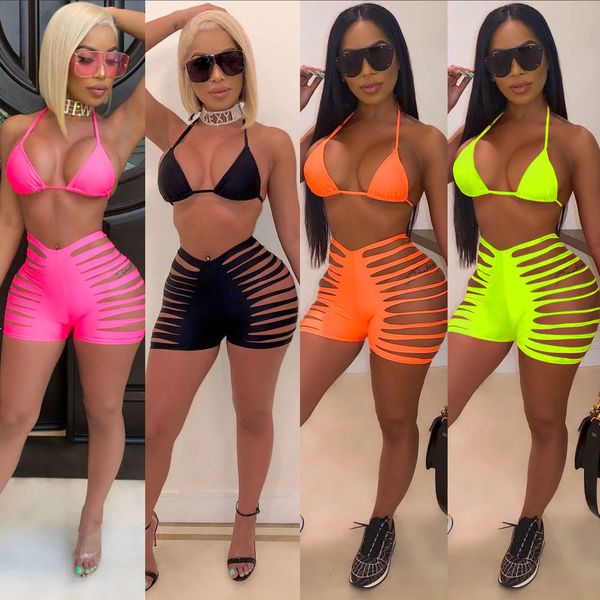 women's summer bikini swimsuit two piece set, White;black
women's summer bikini swimsuit two piece set, White;black