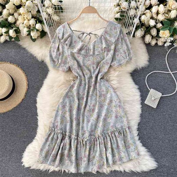 summer style chiffon print lotus leaf vestidos female beauty back lace short sleeve waist slimming mini dress c803 210506, Black;gray
summer style chiffon print lotus leaf vestidos female beauty back lace short sleeve waist slimming mini dress c803 210506, Black;gray