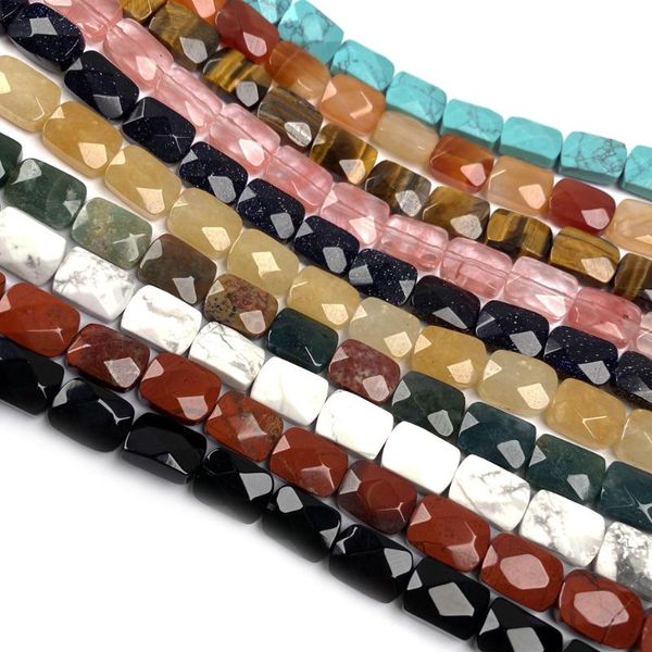 other 18pcs natural stone beads section rectangular shape simplicity length 20cm for making diy jewelry necklace 8x11x5mm
other 18pcs natural stone beads section rectangular shape simplicity length 20cm for making diy jewelry necklace 8x11x5mm