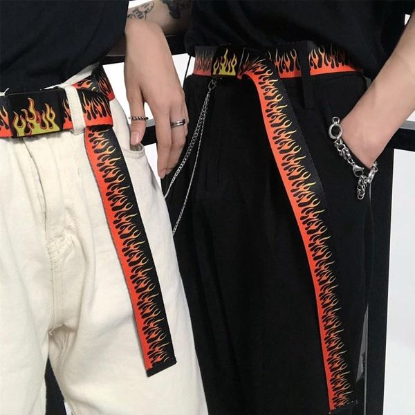 belts harajuku punk style streetwear hip hop flame print canvas belt women and man, Black;brown
belts harajuku punk style streetwear hip hop flame print canvas belt women and man, Black;brown