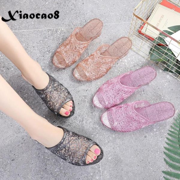 slippers womens footwear crystal open tole pvc women summer shoes wedges outdoor sandals ladies comfortable woman slides, Black
slippers womens footwear crystal open tole pvc women summer shoes wedges outdoor sandals ladies comfortable woman slides, Black