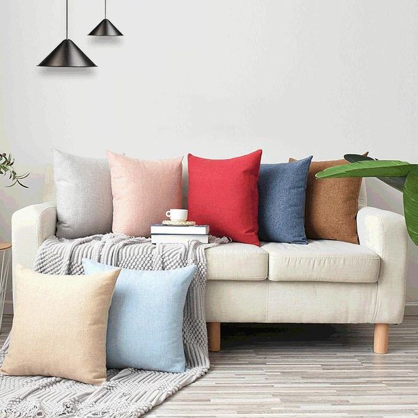 solid home decorative plain cushion cover vintage red blue pink beige pillow case for sofa bed 45x45cm 60x60cm zip open cushion/decorative
solid home decorative plain cushion cover vintage red blue pink beige pillow case for sofa bed 45x45cm 60x60cm zip open cushion/decorative