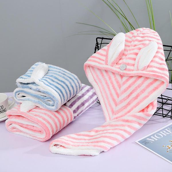 towel 35x75cm striped head wrap dry hair hat quick towels microfiber fabric shower cap lady turban bath
towel 35x75cm striped head wrap dry hair hat quick towels microfiber fabric shower cap lady turban bath