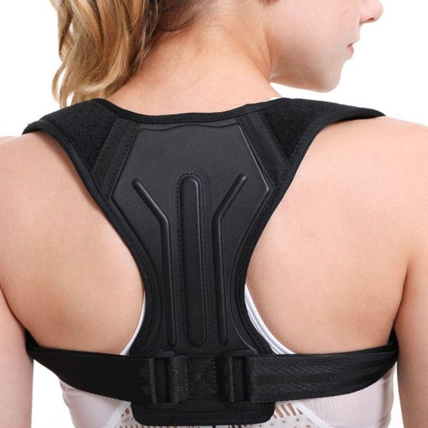 adjustable posture correction men women back shoulder straight support brace belt comfortable soft strip corrector, Black;blue
adjustable posture correction men women back shoulder straight support brace belt comfortable soft strip corrector, Black;blue
