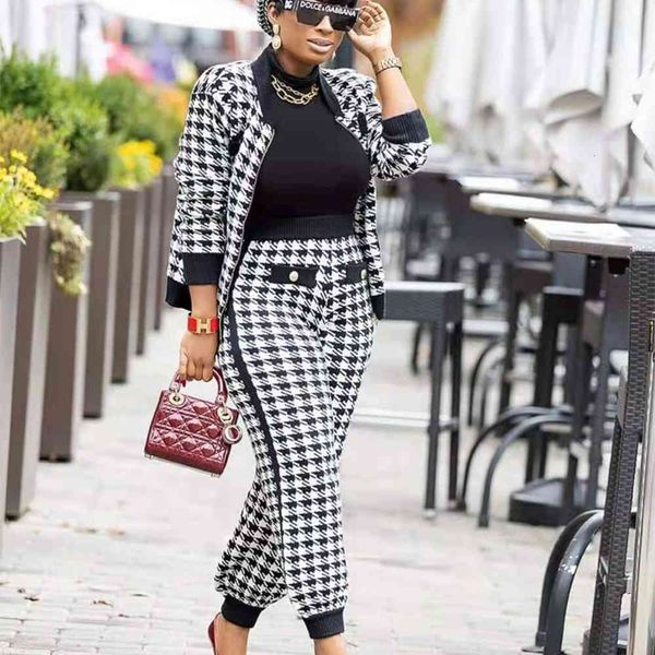 women's knits & tees african mom sweater houndstooth plaid sweatersuit set dqzz, White
women's knits & tees african mom sweater houndstooth plaid sweatersuit set dqzz, White