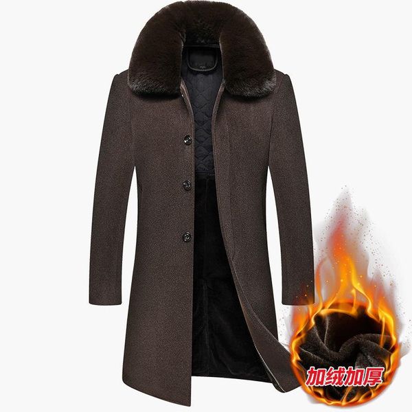 men's wool & blends winter warm blend coat men thick overcoats oat mens single breasted jackets and coats with adjustable vest, Black
men's wool & blends winter warm blend coat men thick overcoats oat mens single breasted jackets and coats with adjustable vest, Black