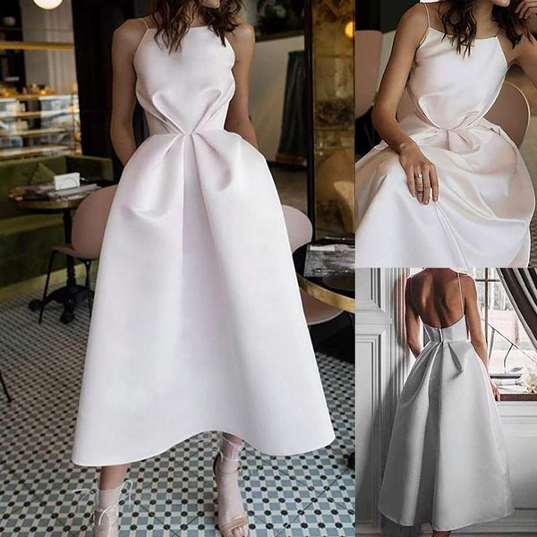 casual dresses elegant sheath spaghetti straps large white party dress with pockets backless nightclub formal women sling satin, Black;gray
casual dresses elegant sheath spaghetti straps large white party dress with pockets backless nightclub formal women sling satin, Black;gray
