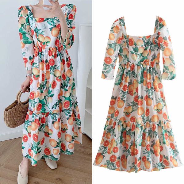 summer dress fashion retro floral print elegant chic women dress street party 210601, Black;gray
summer dress fashion retro floral print elegant chic women dress street party 210601, Black;gray