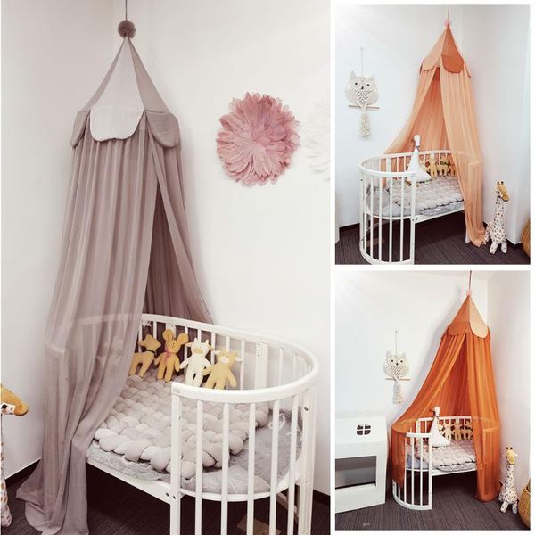 baby mosquito net chiffon bed canopy hanging dome curtain with pompom for crib nursery decor castle game tent hook decorative objects & figu
baby mosquito net chiffon bed canopy hanging dome curtain with pompom for crib nursery decor castle game tent hook decorative objects & figu