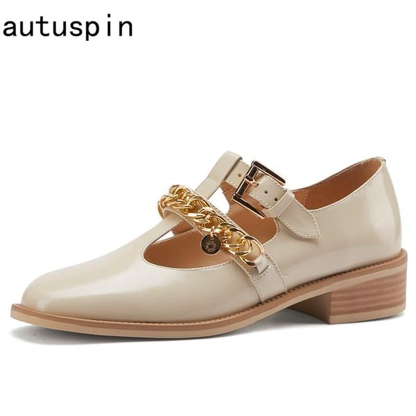 dress shoes autuspin metal chain punk for women autumn genuine leather t-buckle black pumps ladies street style basic square heels
dress shoes autuspin metal chain punk for women autumn genuine leather t-buckle black pumps ladies street style basic square heels