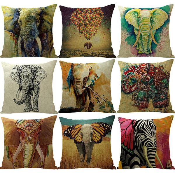 cushion/decorative pillow watercolor oil elephant printed cushion cover 45*45cm cotton linen covers sofa cushions cases 0552
cushion/decorative pillow watercolor oil elephant printed cushion cover 45*45cm cotton linen covers sofa cushions cases 0552