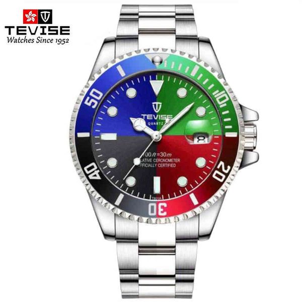 mechanical luxury watches men automatic steel tape tevise classic style blue green black rotary bezel business watch, Slivery;brown
mechanical luxury watches men automatic steel tape tevise classic style blue green black rotary bezel business watch, Slivery;brown