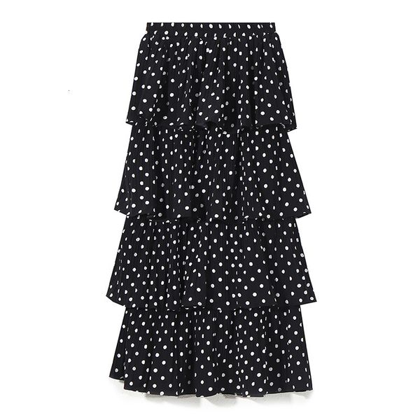 skirts women summer polka dot midi female high waist a-shaped cake models multi-layer fairy korean version skirt 2x36, Black
skirts women summer polka dot midi female high waist a-shaped cake models multi-layer fairy korean version skirt 2x36, Black