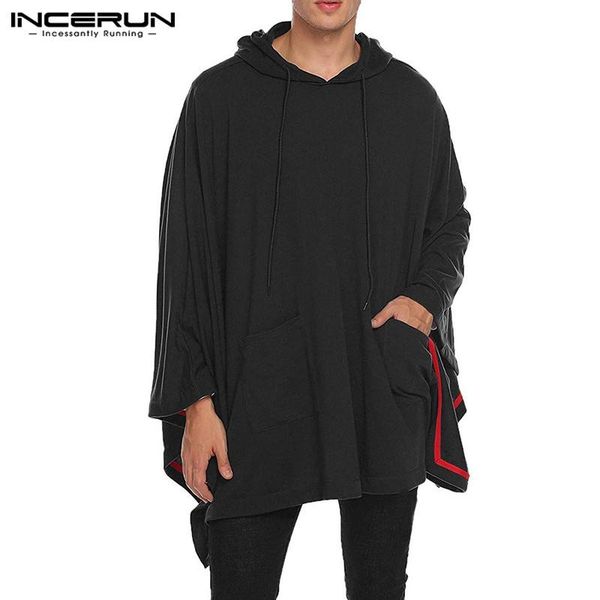 men's trench coats mens leisure hoodies cloak cape fashion solid color sweatshirts long sleeve loose pockets poncho 5xl incerun, Tan;black
men's trench coats mens leisure hoodies cloak cape fashion solid color sweatshirts long sleeve loose pockets poncho 5xl incerun, Tan;black