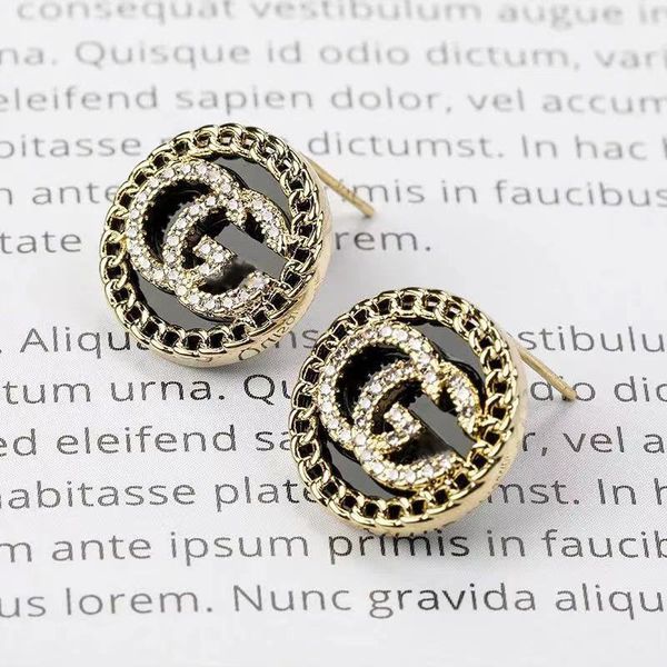 le good copper s925 pure tremella needle small fragrance inlaid diamond circle letter advanced sense earrings, Silver
le good copper s925 pure tremella needle small fragrance inlaid diamond circle letter advanced sense earrings, Silver