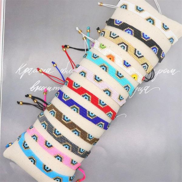 beaded, strands bluestar miyuki evil eye bracelet bohemia multicolor jewelry for women handmade bracelets ins fashion crystal tassel pulsera, Black
beaded, strands bluestar miyuki evil eye bracelet bohemia multicolor jewelry for women handmade bracelets ins fashion crystal tassel pulsera, Black