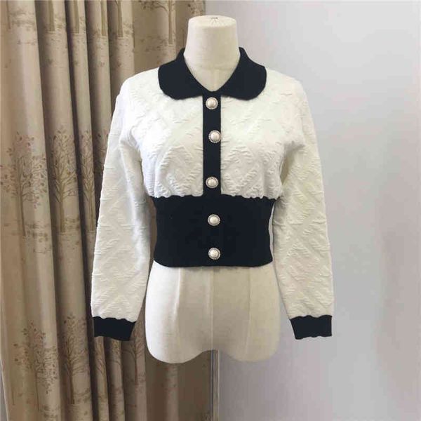 2022 factory wholesale new model fall 21 fashion lapel fake cardigan three-dimensional f letter high waist short style thin pullover sweater, White;black
2022 factory wholesale new model fall 21 fashion lapel fake cardigan three-dimensional f letter high waist short style thin pullover sweater, White;black