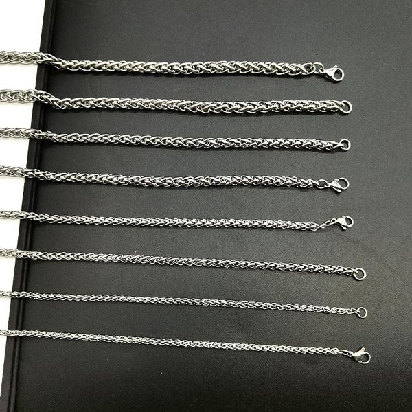 pendant necklaces 1pcs stainless steel hip hop punk spiral chain necklace man fashion neck jewelry accessories durable decoration 4 size, Silver
pendant necklaces 1pcs stainless steel hip hop punk spiral chain necklace man fashion neck jewelry accessories durable decoration 4 size, Silver