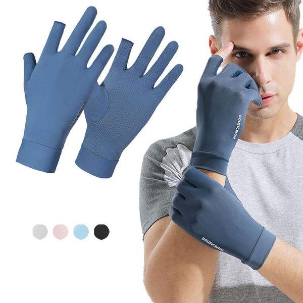cycling gloves ice silk summer thin sun protection men sports driving running outdoors fishing non slip, Black
cycling gloves ice silk summer thin sun protection men sports driving running outdoors fishing non slip, Black