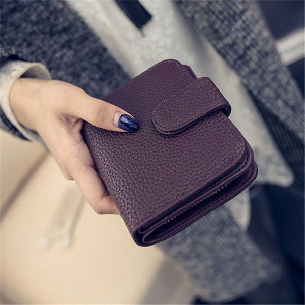 fashion women black leather wallet coin purse money small and mini zipper hasp short lady crad holder, Red;black
fashion women black leather wallet coin purse money small and mini zipper hasp short lady crad holder, Red;black