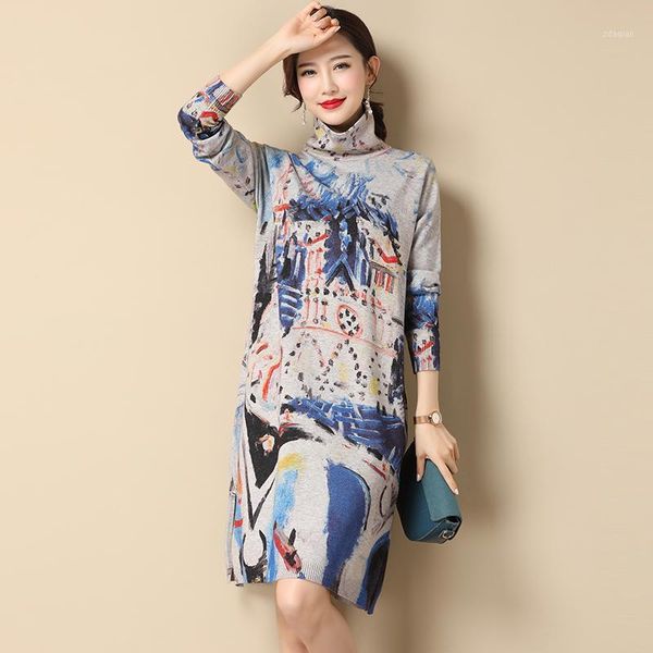 women's sweaters women turtleneck floral dress winter autumn vintage printing sweater female long sleeve knit dresses pullovers, White;black
women's sweaters women turtleneck floral dress winter autumn vintage printing sweater female long sleeve knit dresses pullovers, White;black