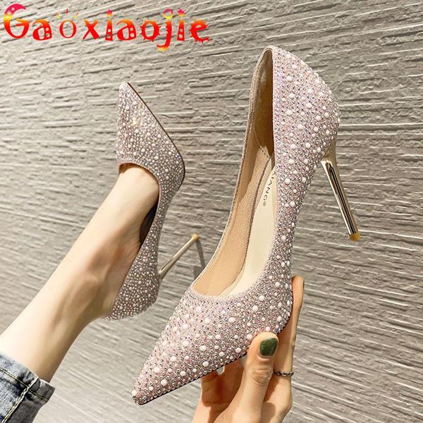 dress shoes 2021 10cm elegant women pumps glitter pearl diamond wedding bridal high heels lady fetish fashion prom party stiletto, Black
dress shoes 2021 10cm elegant women pumps glitter pearl diamond wedding bridal high heels lady fetish fashion prom party stiletto, Black
