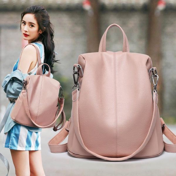 outdoor bags 2021 casual simple pure color backpack large capacity travel student school bag
outdoor bags 2021 casual simple pure color backpack large capacity travel student school bag