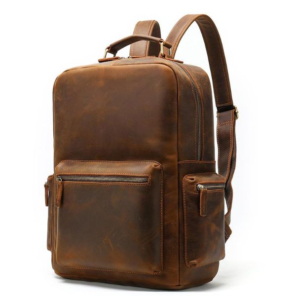 backpack 100% genuine leather men backpacks vintage real natural student boy luxury business lapschool bag brand
backpack 100% genuine leather men backpacks vintage real natural student boy luxury business lapschool bag brand