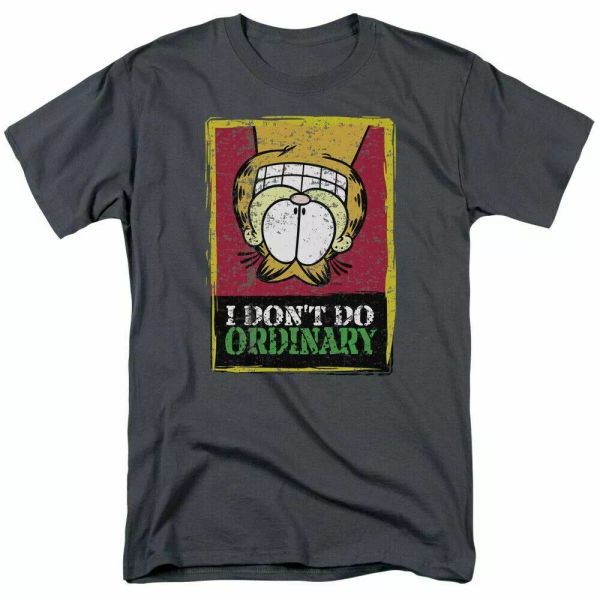 garfield i dont do ordinary t shirt mens licensed jim davis comics tee charcoal, White;black
garfield i dont do ordinary t shirt mens licensed jim davis comics tee charcoal, White;black