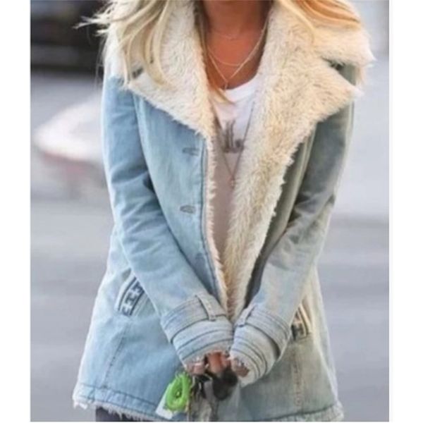 jacket trend street style clothing winter large size female fall pocket retro fashion pure color casual 211014, Black;brown
jacket trend street style clothing winter large size female fall pocket retro fashion pure color casual 211014, Black;brown