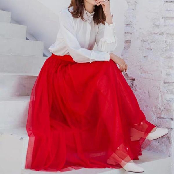 skirts fall winter red extra long mesh skirt office lady vintage expansion bohemian beach travel high street elastic waist, Black
skirts fall winter red extra long mesh skirt office lady vintage expansion bohemian beach travel high street elastic waist, Black