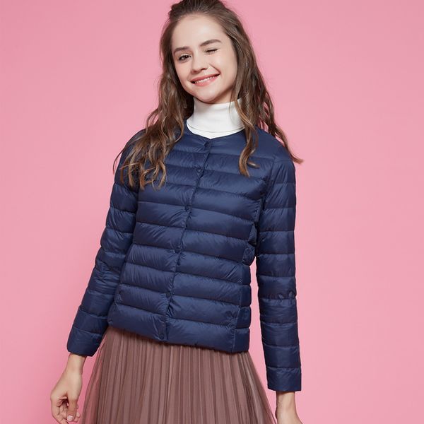 women's luxury jacket 2021 90 lightweight round neck down et warm inner liner short large coat autumn and winter women's collarls, Black;brown
women's luxury jacket 2021 90 lightweight round neck down et warm inner liner short large coat autumn and winter women's collarls, Black;brown