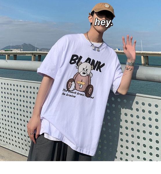 men's t-shirts cartoon bear harajuku summer men/women hip hop gothic funny print tshirt streetwear t shirt short sleeve tee m-5xl, White;black
men's t-shirts cartoon bear harajuku summer men/women hip hop gothic funny print tshirt streetwear t shirt short sleeve tee m-5xl, White;black