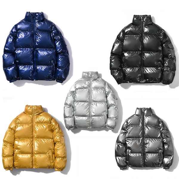 men glossy down parkas fashion trend couples thicken zipper puffer outerwears designer winter male luxury bread punk puff jackets coats, Black
men glossy down parkas fashion trend couples thicken zipper puffer outerwears designer winter male luxury bread punk puff jackets coats, Black