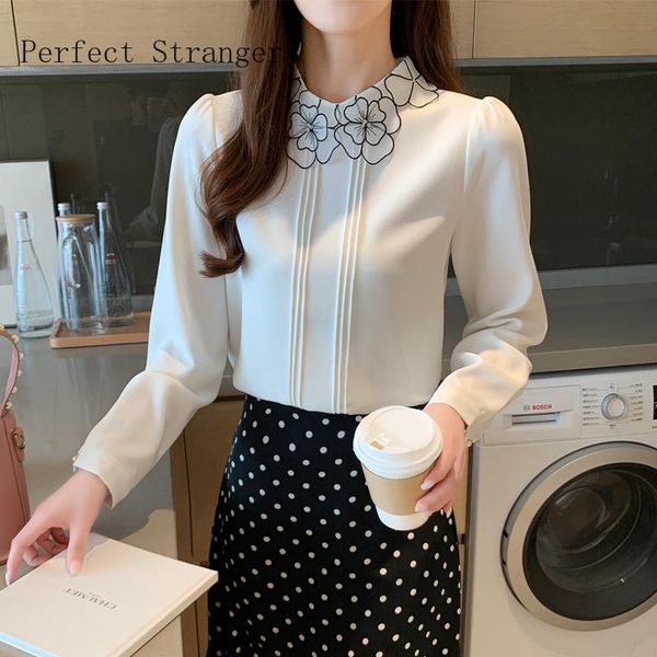 women's blouses & shirts fendaier 2021 spring arrival long sleeve women chiffon blouse, White
women's blouses & shirts fendaier 2021 spring arrival long sleeve women chiffon blouse, White