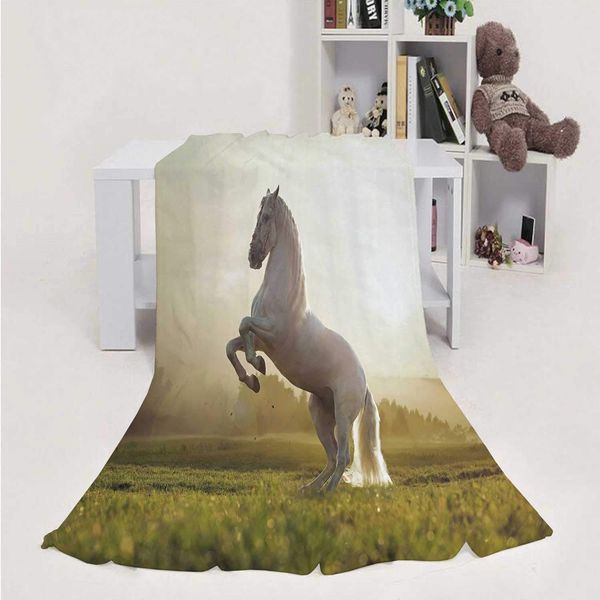 pretty white horse,flannel fleece throw blanket, weight super soft cozy pbed blanket
pretty white horse,flannel fleece throw blanket, weight super soft cozy pbed blanket