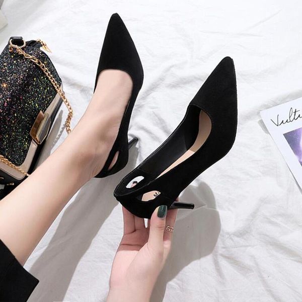 dress shoes high heel women woman fashion flock pointed toe thin heels 2021 black 10cm pump d371
dress shoes high heel women woman fashion flock pointed toe thin heels 2021 black 10cm pump d371
