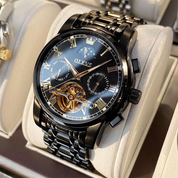 wristwatches 2021 mens tourbillon watch skeleton men mechanical waterproof multifunction automatic watches for reloj, Slivery;brown
wristwatches 2021 mens tourbillon watch skeleton men mechanical waterproof multifunction automatic watches for reloj, Slivery;brown
