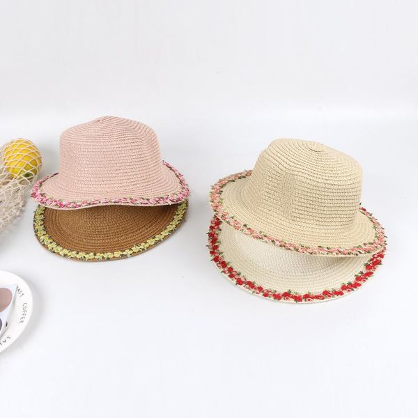 cartoon fruit parent-children outdoor sun caps women boho ethnic handmade straw bucket cap chapeu feminino wide brim hats, Blue;gray
cartoon fruit parent-children outdoor sun caps women boho ethnic handmade straw bucket cap chapeu feminino wide brim hats, Blue;gray