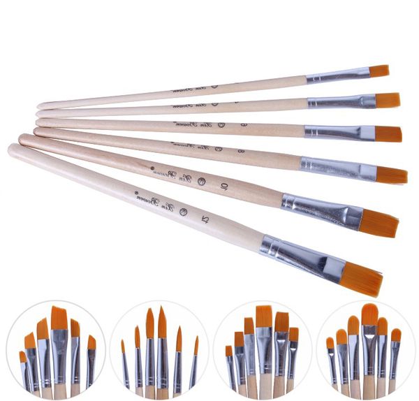 boutique fine nylon hair round head flat front watercolor painting brushes acrylic brush pen hook line pen oil brush 6 piece set
boutique fine nylon hair round head flat front watercolor painting brushes acrylic brush pen hook line pen oil brush 6 piece set